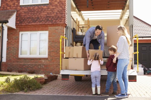 Barnes man with van arriving for a move