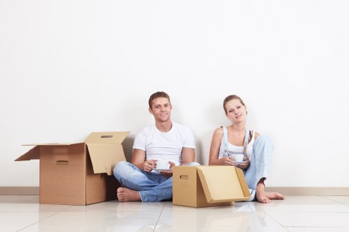 Man with van providing personalized moving service